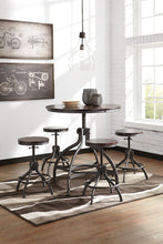 Load image into Gallery viewer, Odium Counter Height Dining Room Table and Bar Stools Set of 5