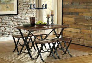 Freimore Dining Room Table and Stools Set of 5