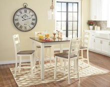Load image into Gallery viewer, Woodanville Counter Height Dining Room Table and Bar Stools Set of 5