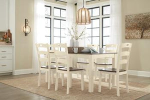 Woodanville Dining Room Table and Chairs Set of 7