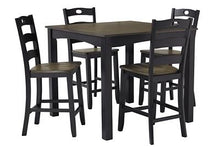 Load image into Gallery viewer, Froshburg Counter Height Dining Room Table and Bar Stools Set of 5