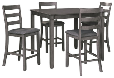 Bridson Counter Height Dining Room Table and Bar Stools Set of 5
