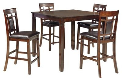 Bennox Counter Height Dining Room Table and Bar Stools Set of 5