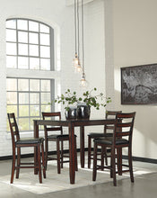 Load image into Gallery viewer, Coviar Counter Height Dining Room Table and Bar Stools Set of 5