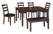 Load image into Gallery viewer, Coviar Dining Room Table and Chairs with Bench Set of 6