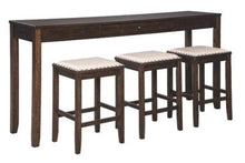 Load image into Gallery viewer, Rokane Counter Height Dining Room Table and Bar Stools Set of 4