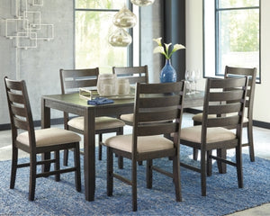 Rokane Dining Room Table and Chairs Set of 7