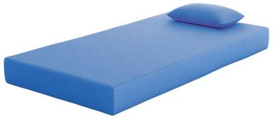 iKidz Blue Twin Mattress and Pillow