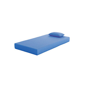 iKidz Blue Twin Mattress and Pillow