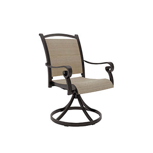 Bass Lake Sling Swivel Chair Set of 2