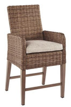 Load image into Gallery viewer, Beachcroft Bar Stool with Cushion Set of 2