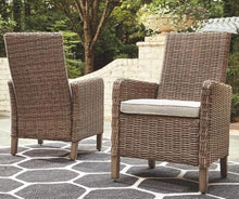 Load image into Gallery viewer, Beachcroft Arm Chair with Cushion Set of 2