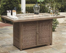 Load image into Gallery viewer, Beachcroft Bar Table with Fire Pit