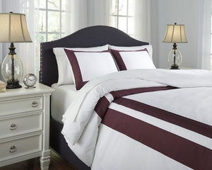 Daruka 3Piece Queen Duvet Cover Set