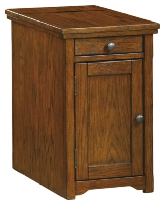 Laflorn Chairside End Table with USB Ports  Outlets