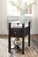 Load image into Gallery viewer, Diamenton Chairside End Table with USB Ports  Outlets