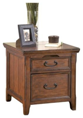 Woodboro Media End Table with Power Outlets