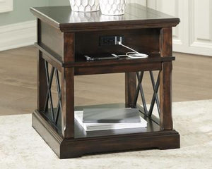 Roddinton End Table with USB Ports  Outlets