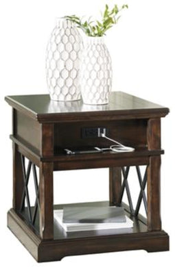 Roddinton End Table with USB Ports  Outlets