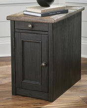 Load image into Gallery viewer, Tyler Creek Chairside End Table with USB Ports  Outlets