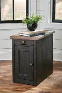 Tyler Creek Chairside End Table with USB Ports  Outlets