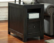 Load image into Gallery viewer, Gavelston Chairside End Table with USB Ports  Outlets