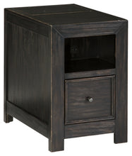 Load image into Gallery viewer, Gavelston Chairside End Table with USB Ports  Outlets