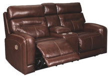 Load image into Gallery viewer, Sessom Power Reclining Loveseat with Console