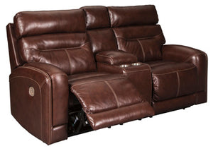 Sessom Power Reclining Loveseat with Console