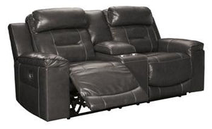 Pomellato Power Reclining Loveseat with Console