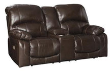 Load image into Gallery viewer, Hallstrung Power Reclining Loveseat with Console