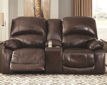 Load image into Gallery viewer, Hallstrung Power Reclining Loveseat with Console