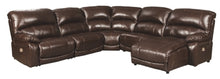 Load image into Gallery viewer, Hallstrung 5Piece Reclining Sectional with Chaise and Power