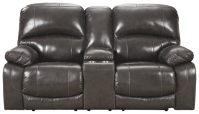 Hallstrung Power Reclining Loveseat with Console