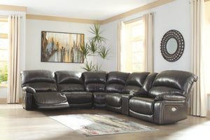 Hallstrung 6Piece Reclining Sectional with Power