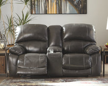 Load image into Gallery viewer, Hallstrung Power Reclining Loveseat with Console