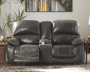 Hallstrung Power Reclining Loveseat with Console