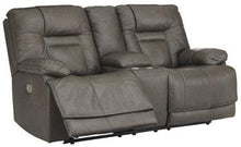 Load image into Gallery viewer, Wurstrow Power Reclining Loveseat with Console