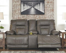 Load image into Gallery viewer, Wurstrow Power Reclining Loveseat with Console