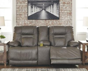 Wurstrow Power Reclining Loveseat with Console