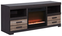 Load image into Gallery viewer, Harlinton 63 TV Stand with Fireplace