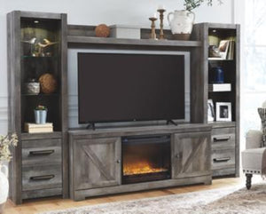 Wynnlow 4Piece Entertainment Center with Fireplace