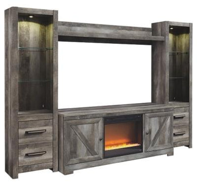 Wynnlow 4Piece Entertainment Center with Fireplace