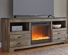 Load image into Gallery viewer, Trinell 63 TV Stand with Electric Fireplace