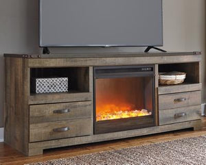 Trinell 63 TV Stand with Electric Fireplace