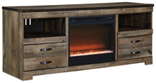 Load image into Gallery viewer, Trinell 63 TV Stand with Electric Fireplace