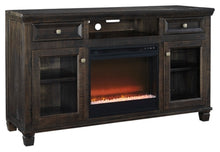 Load image into Gallery viewer, Townser 62 TV Stand with Electric Fireplace