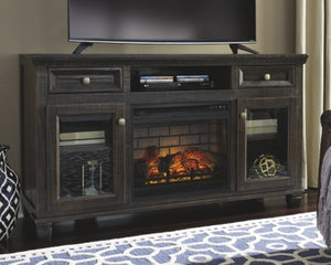 Townser 62 TV Stand with Electric Fireplace