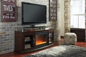 Chanceen 60 TV Stand with Electric Fireplace